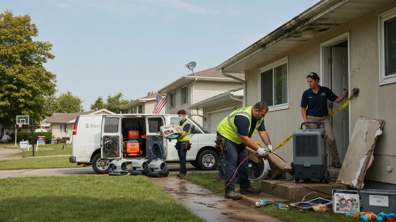 Water Damage Restoration in Plevna, KS near me